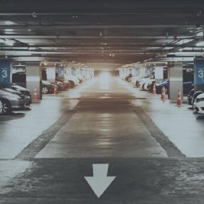 voitures parking souterrain