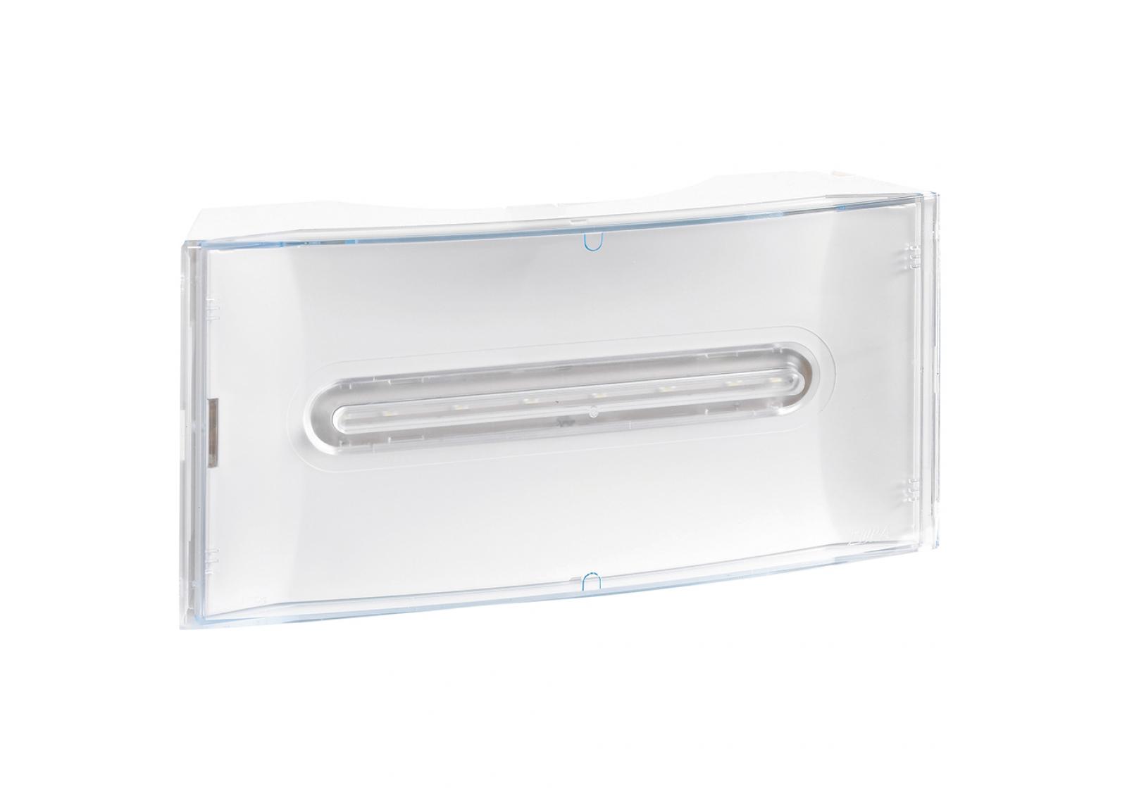 BAES d'évacuation saillie Uralife IP43 IK07 Super SATI Connecté flux 45lm 1h consommation 0,7W BAES d'évacuation saillie Uralife IP43 IK07 Super SATI Connecté flux 45lm 1h consommation 0,7W