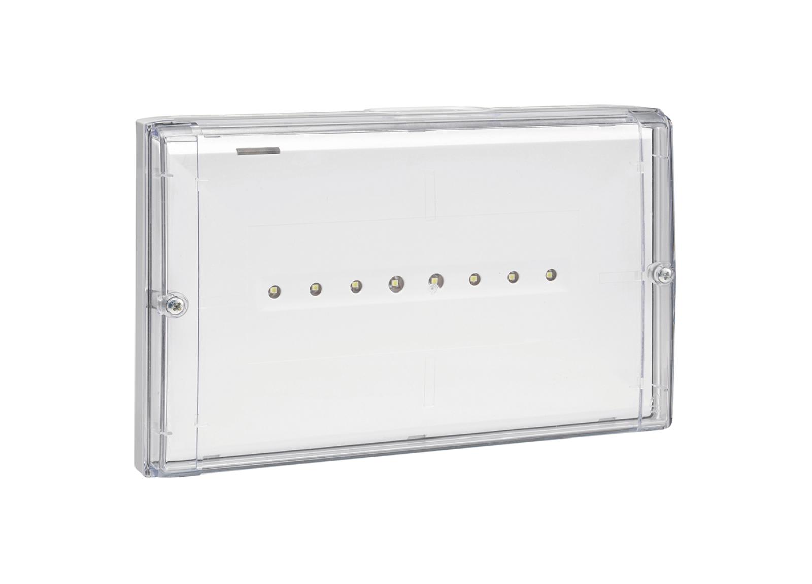 Luminaire pour Sources Centrales LSC d'évacuation 24V=/48V= Uraproof IP66 IK10 flux 45lm Luminaire pour Sources Centrales LSC d'évacuation 24V=/48V= Uraproof IP66 IK10 flux 45lm