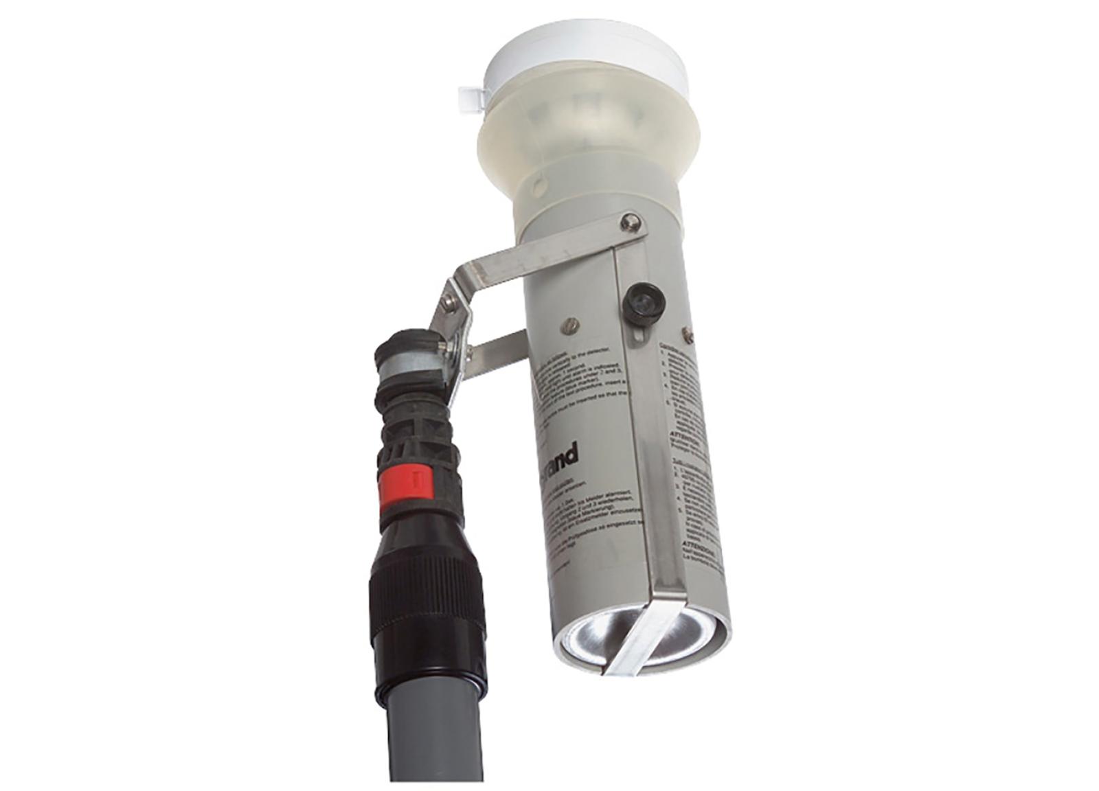 Perche télescopique pour détecteur automatique - avec 1 bol et 1 bombe de gaz Perche télescopique pour détecteur automatique - avec 1 bol et 1 bombe de gaz