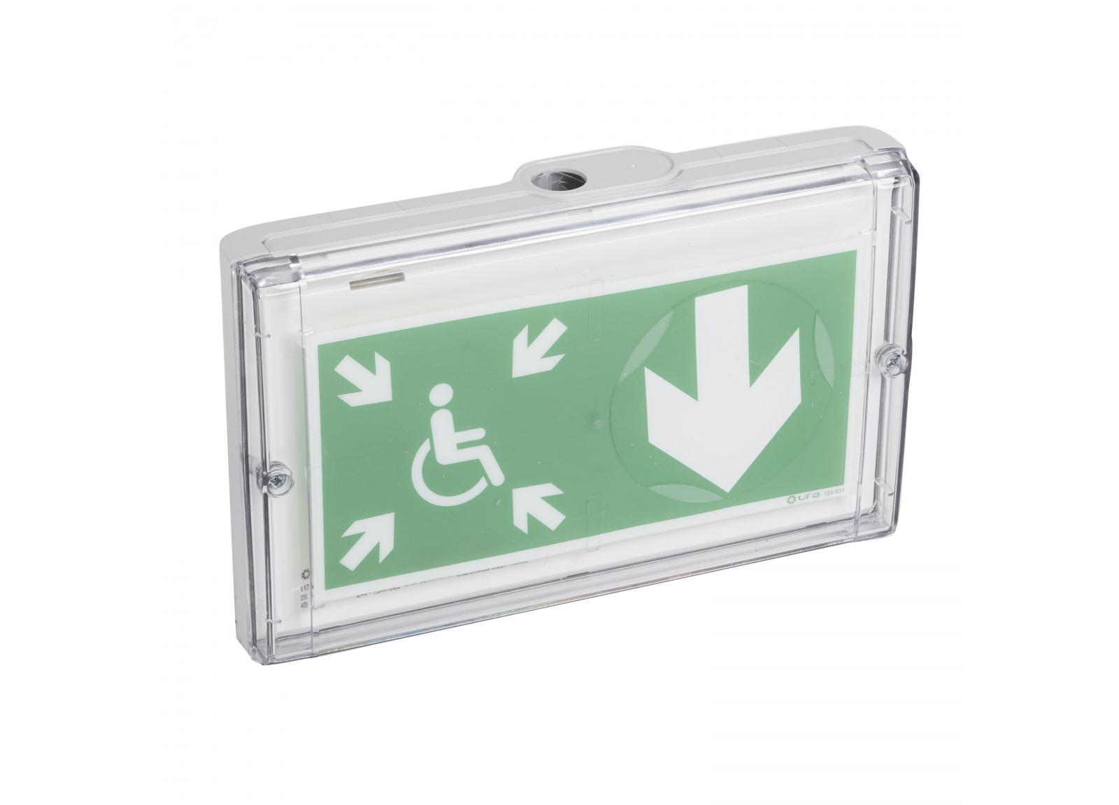 Dispositif de balisage renforcé DBR Uraproof IP66 IK10 Adressable flux 45lm à 120lm 1h consommation 0,7W Dispositif de balisage renforcé DBR Uraproof IP66 IK10 Adressable flux 45lm à 120lm 1h consommation 0,7W