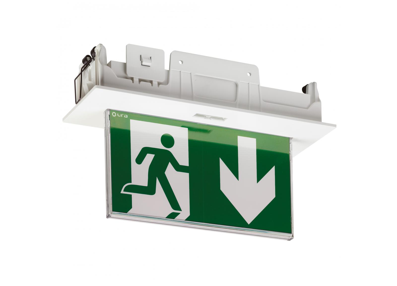 BAES URALIFE V évacuation SATI Connecté 45lm/1h - IP 43/IK 07 - pose plafond encastrée/saillie NF Environnement BAES URALIFE V évacuation SATI Connecté 45lm/1h - IP 43/IK 07 - pose plafond encastrée/saillie NF Environnement
