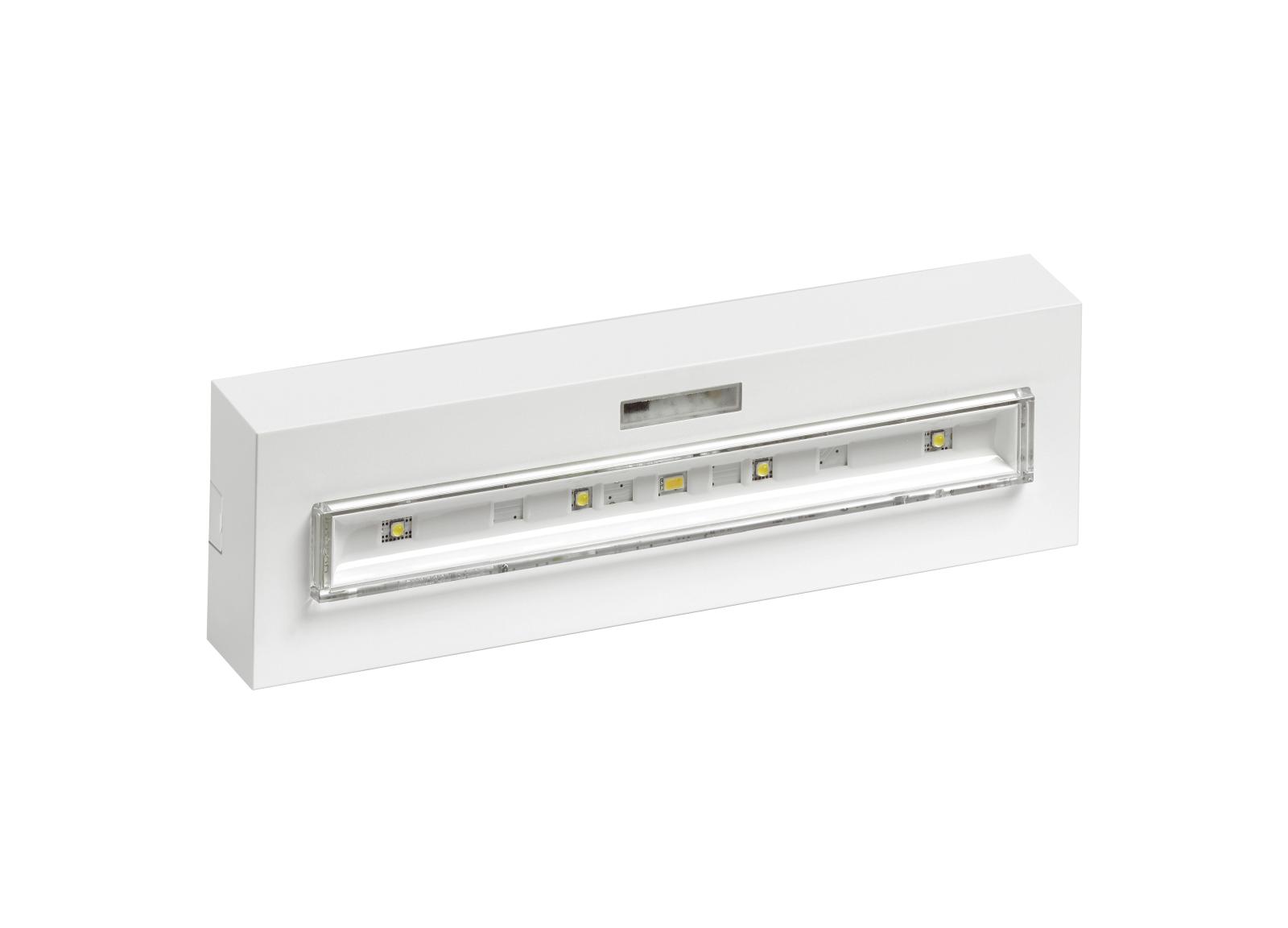 BAES Uralife V Ambiance SATI Connecté 450lm/1h - IP 43/IK 07 - pose plafond encastrée ou saillie - NF Environnement