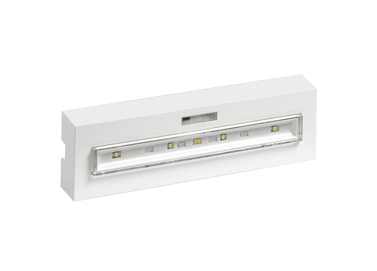 BAES Uralife V Ambiance SATI Adressable 450lm/1h - IP 43/IK 07 - pose plafond encastrée/saillie - NF Environnement