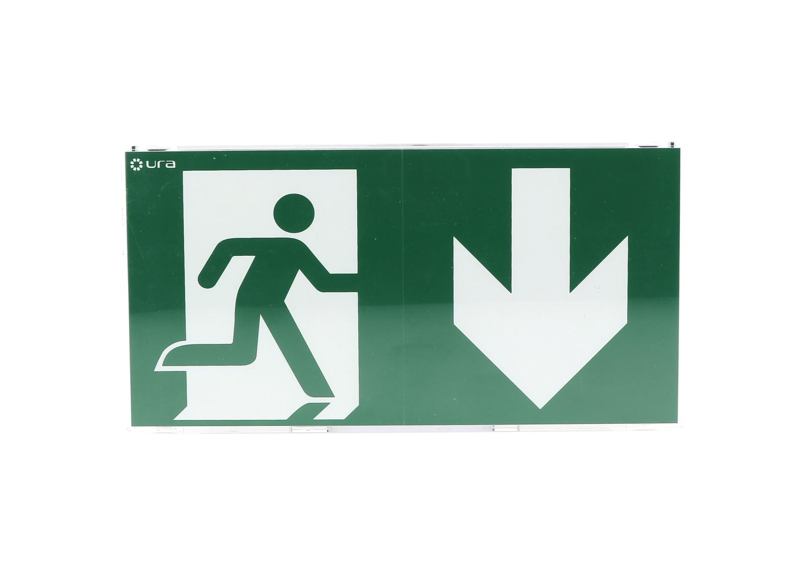 LSC Évacuation URALIFE V 45lm 48-230VDC-230VAC - Mural -Noir