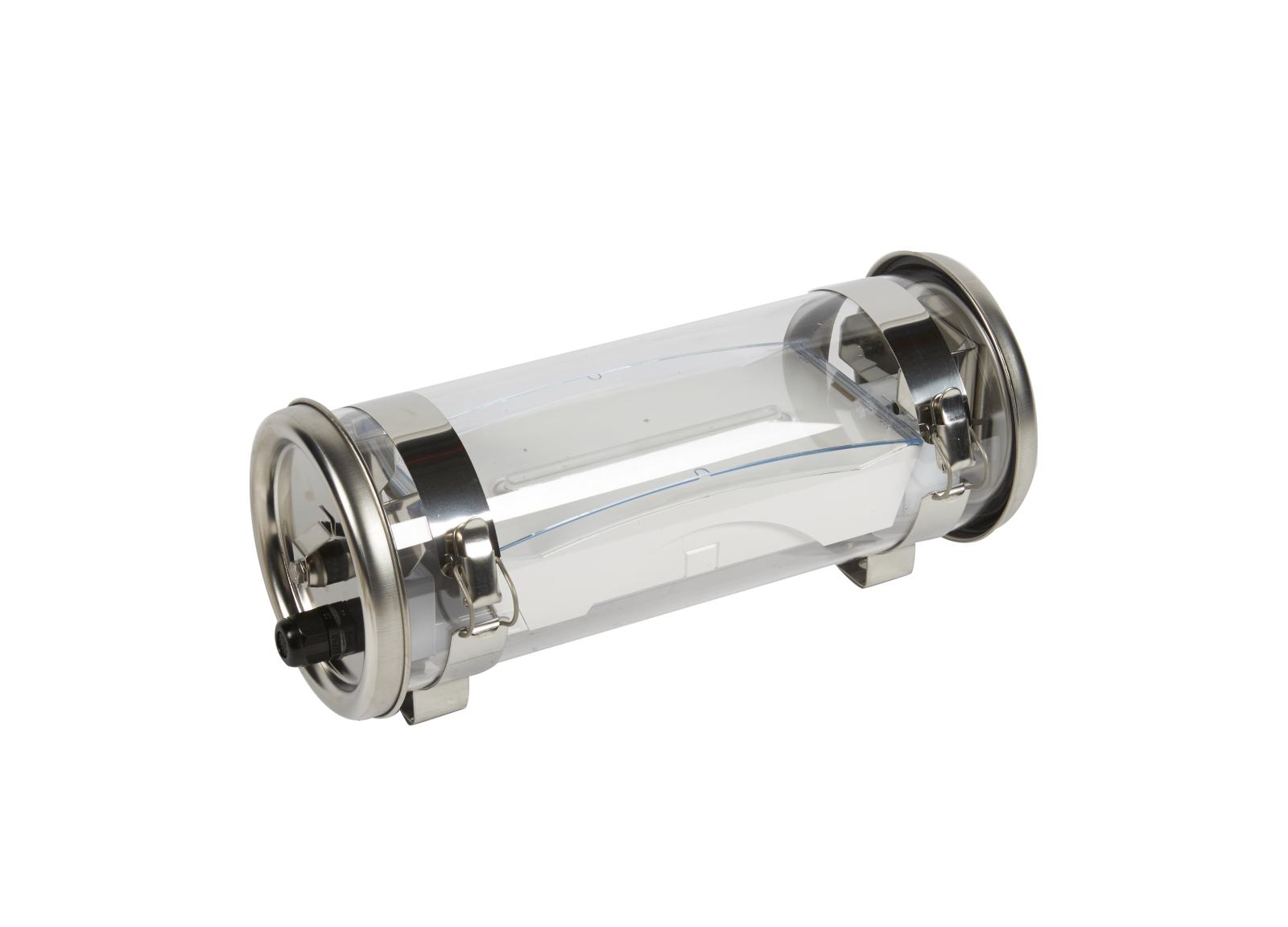 Luminaire pour Sources Centrales LSC d'évacuation Plastinox 110V=/220V=/230V~ cuvelage en inox IP67 IK07 flux 45lm