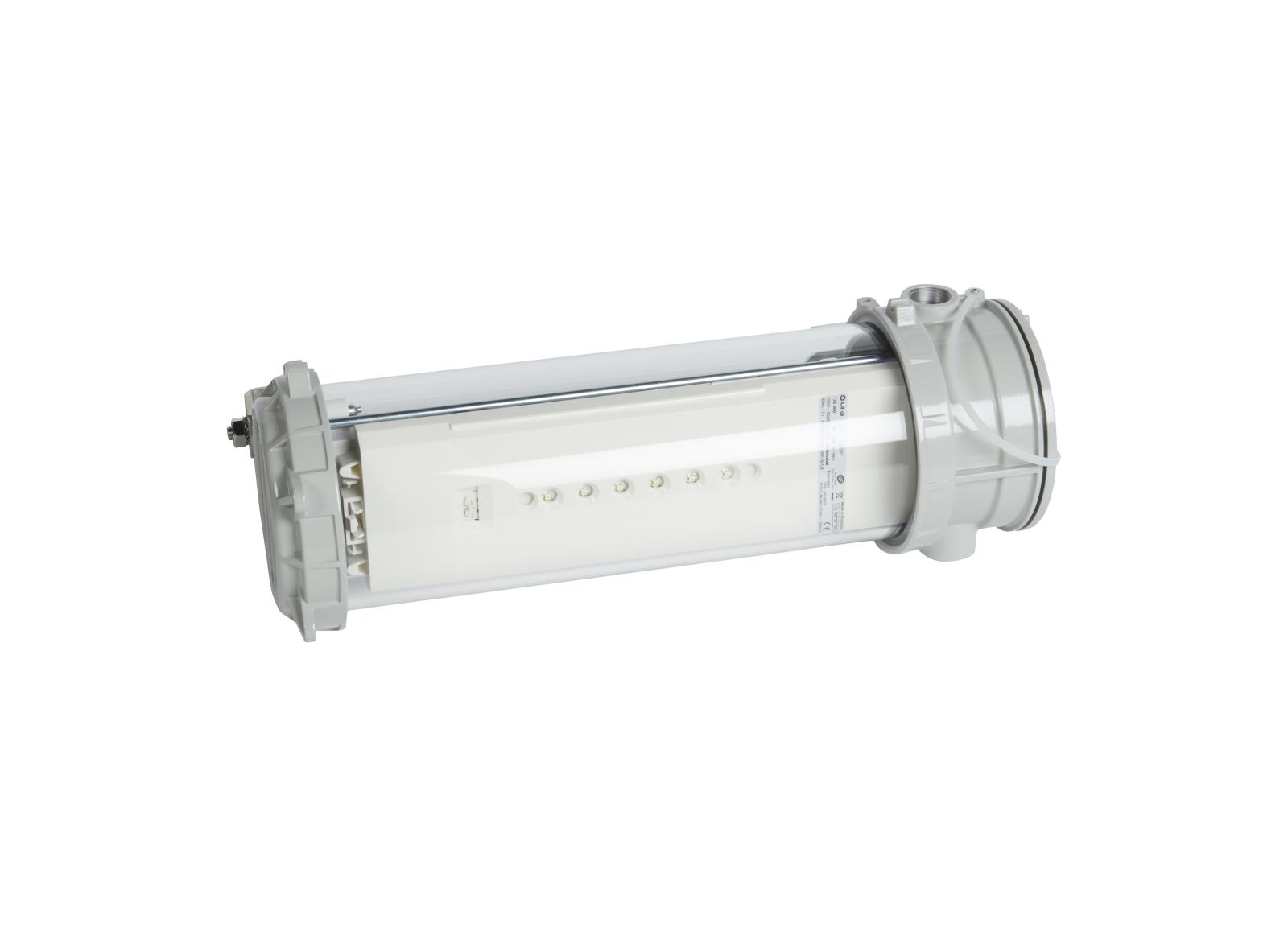 BAES d'évacuation antidéflagrant IP66 IK07 Adressable flux 45lm 1h consommation 0,7W BAES d'évacuation antidéflagrant IP66 IK07 Adressable flux 45lm 1h consommation 0,7W