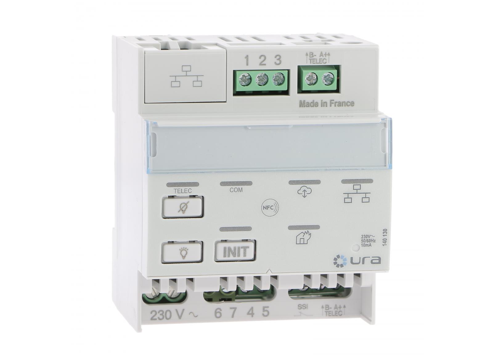 Télécommande connectée Ethernet - capacité 63 blocs et/ou alarme incendie