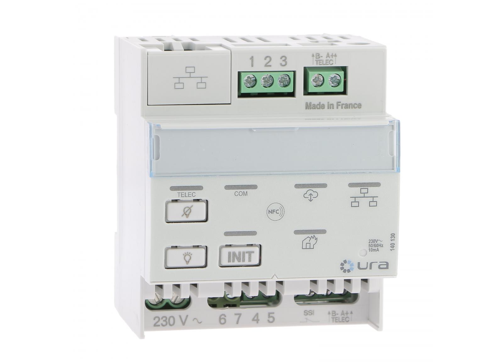 Télécommande connectée Ethernet - capacité 63 blocs et/ou alarme incendie