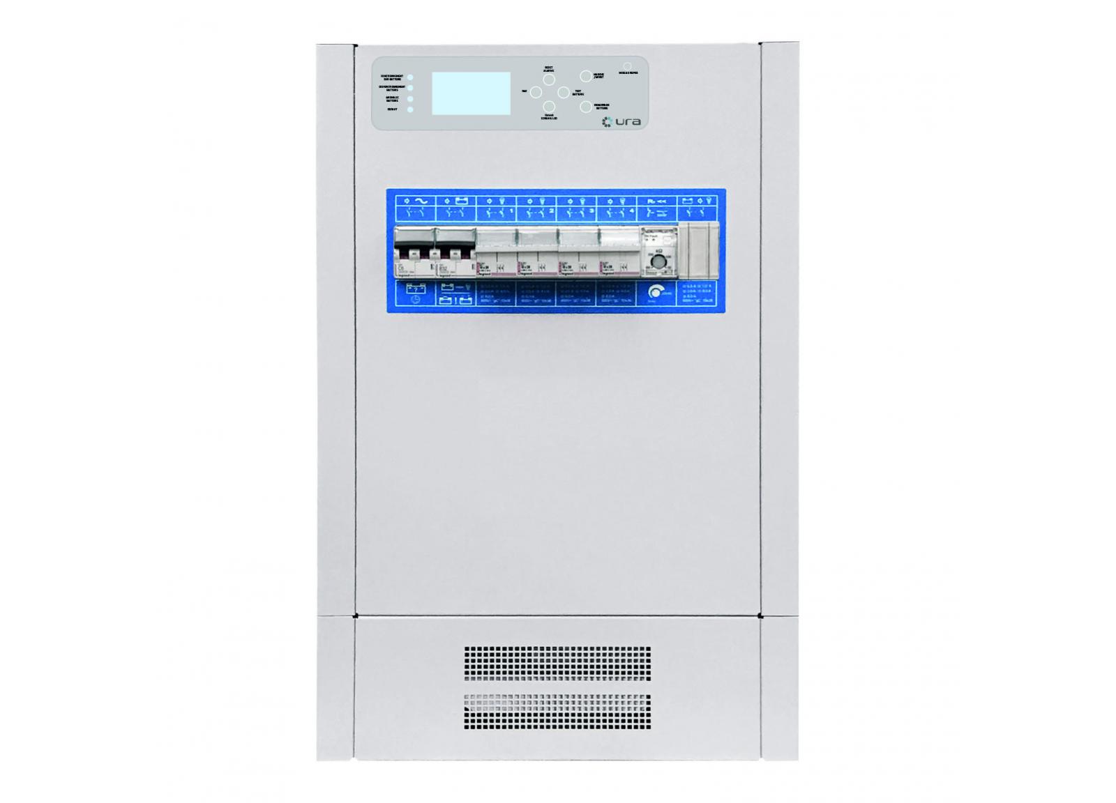 240102 - Luminaire pour Sources Centrales LSC d'ambiance 110V=/220V=/230V~ type tôle et verre IP66 IK04 flux 400lm