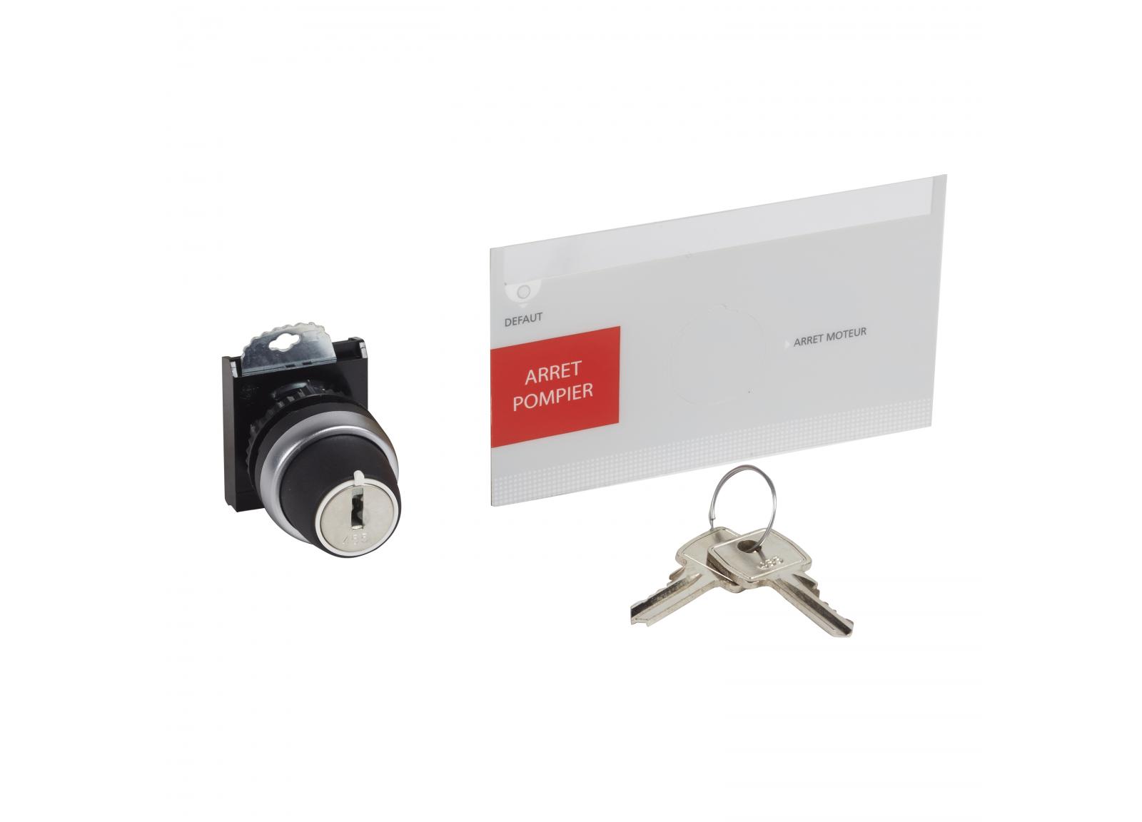 Ensemble arrêt pompier par clé pour CMSI adressable XL3 Ensemble arrêt pompier par clé pour CMSI adressable XL3