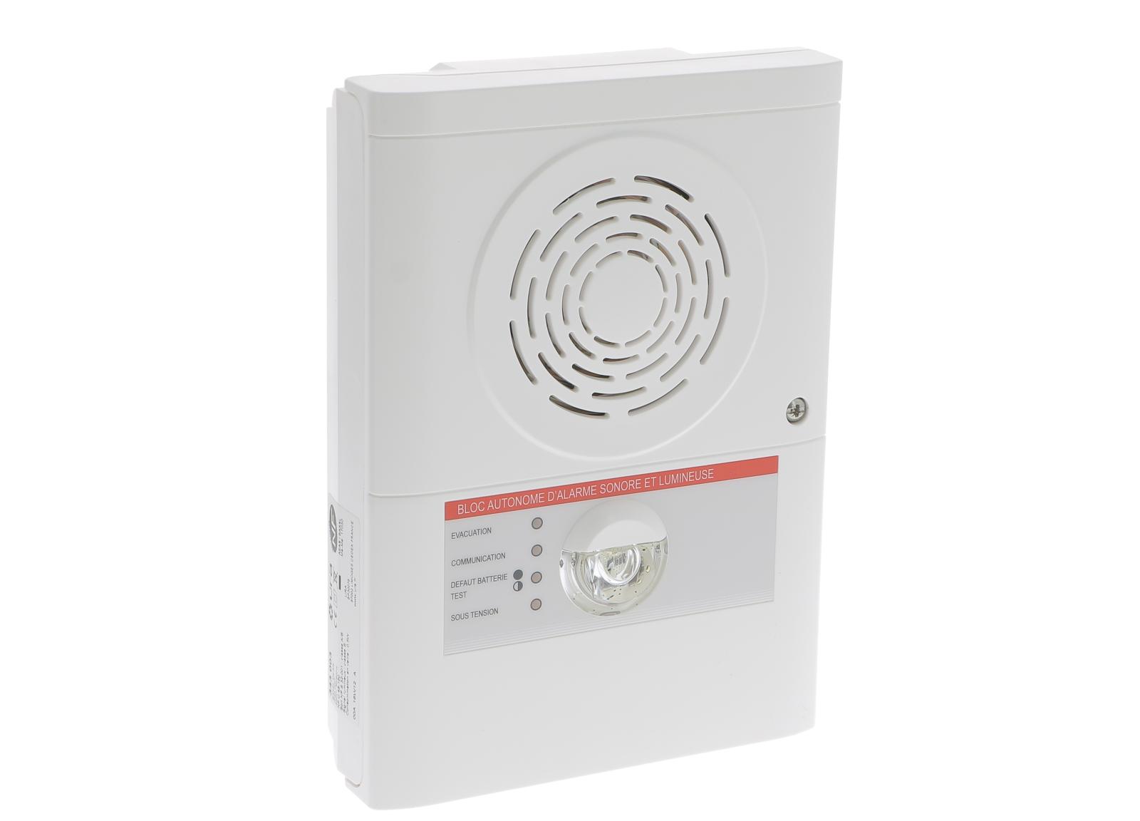Bloc Autonome d'Alarme Sonore Manuel et Lumineux de Type MaMe BAAS MaMe+ flash Bloc Autonome d'Alarme Sonore Manuel et Lumineux de Type MaMe BAAS MaMe+ flash