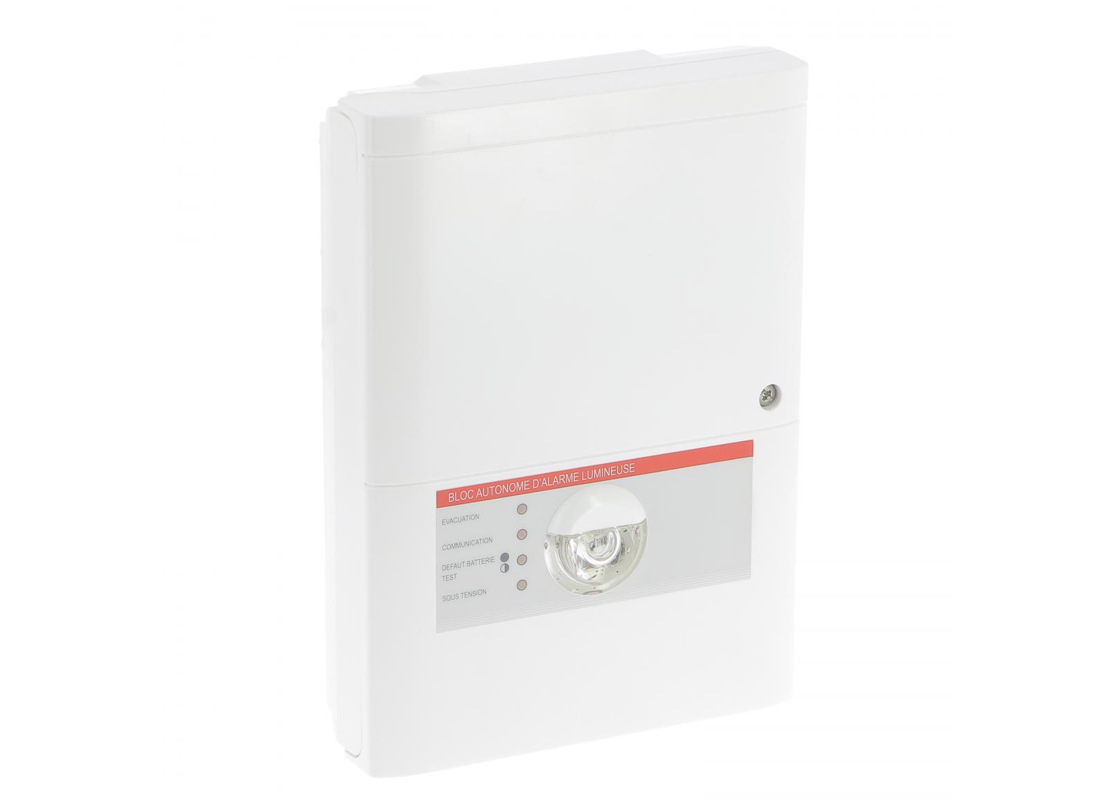 Bloc autonome d'alarme lumineuse type Manuel