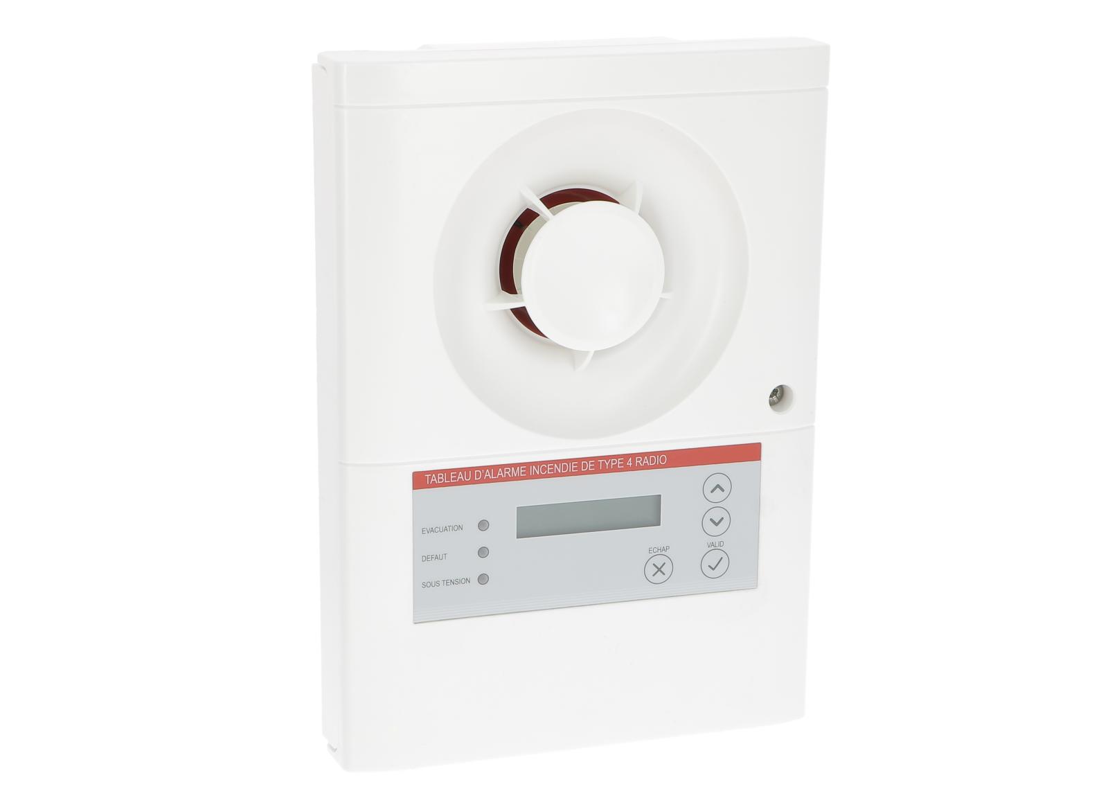Tableau d'alarme type 4 radio - alimentation 230V- équipé d'un diffuseur sonore interne - IP21 IK07