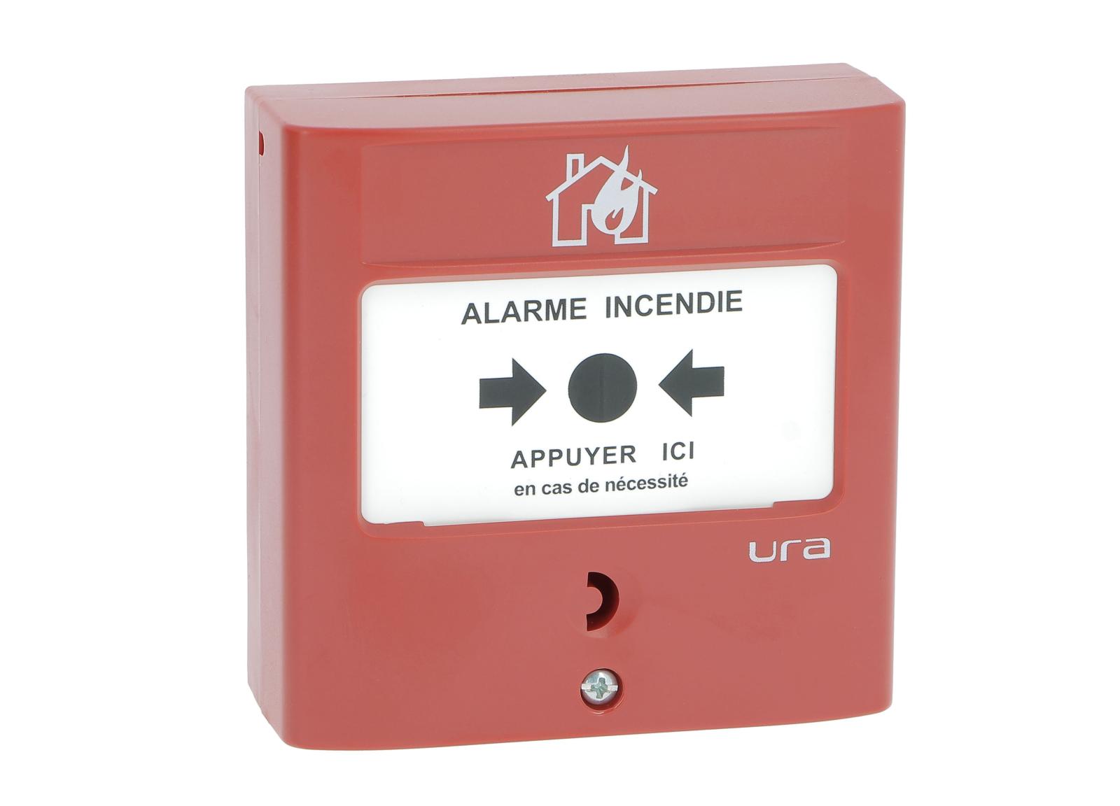 Déclencheur manuel radio - à associer à un tableau d'alarme T4 radio - IP30 IK07 Déclencheur manuel radio - à associer à un tableau d'alarme T4 radio - IP30 IK07