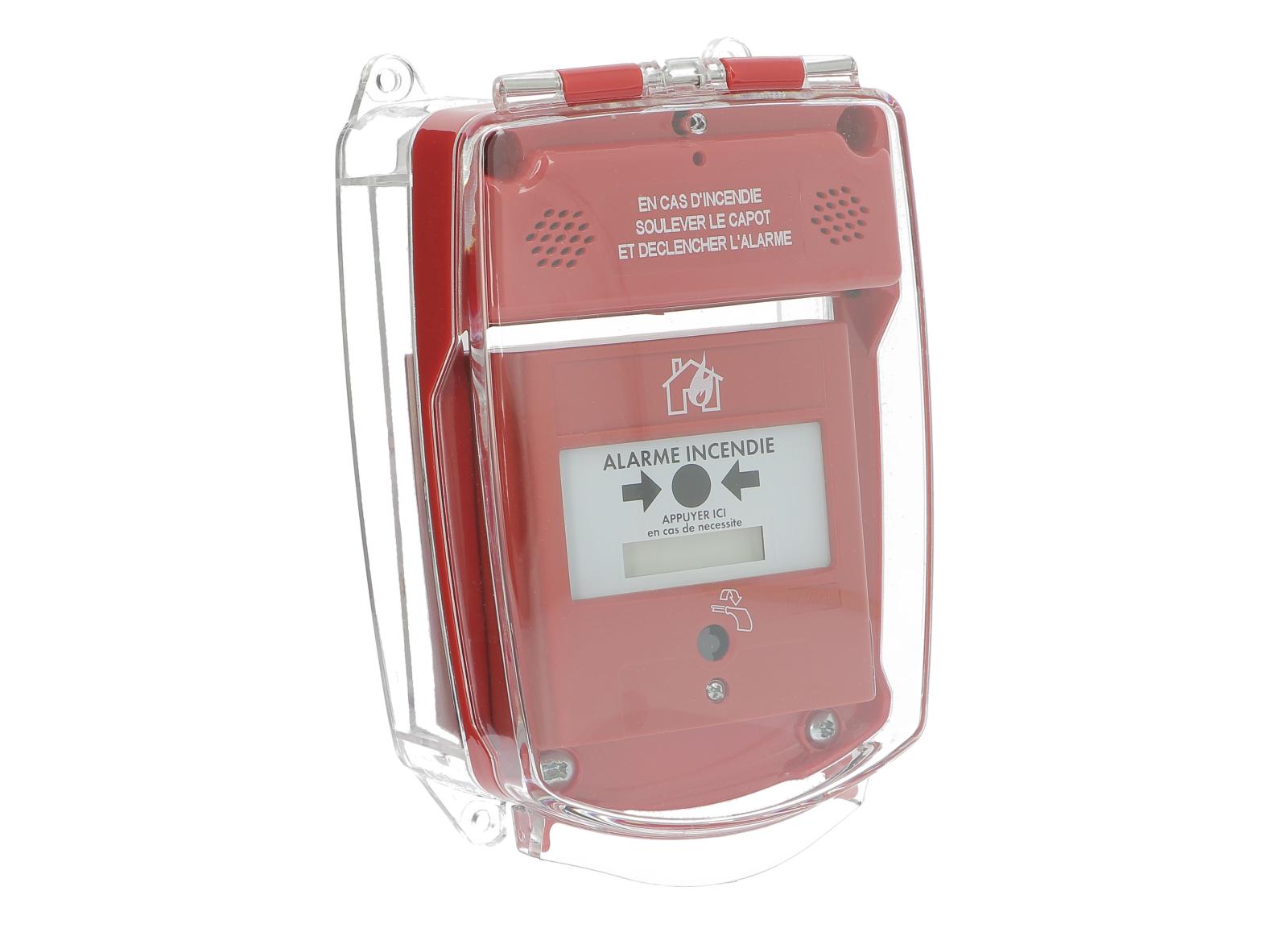 Boîtier étanche pour Déclencheur Manuel d'Alarme rouge IP45 IK08 Boîtier étanche pour Déclencheur Manuel d'Alarme rouge IP45 IK08