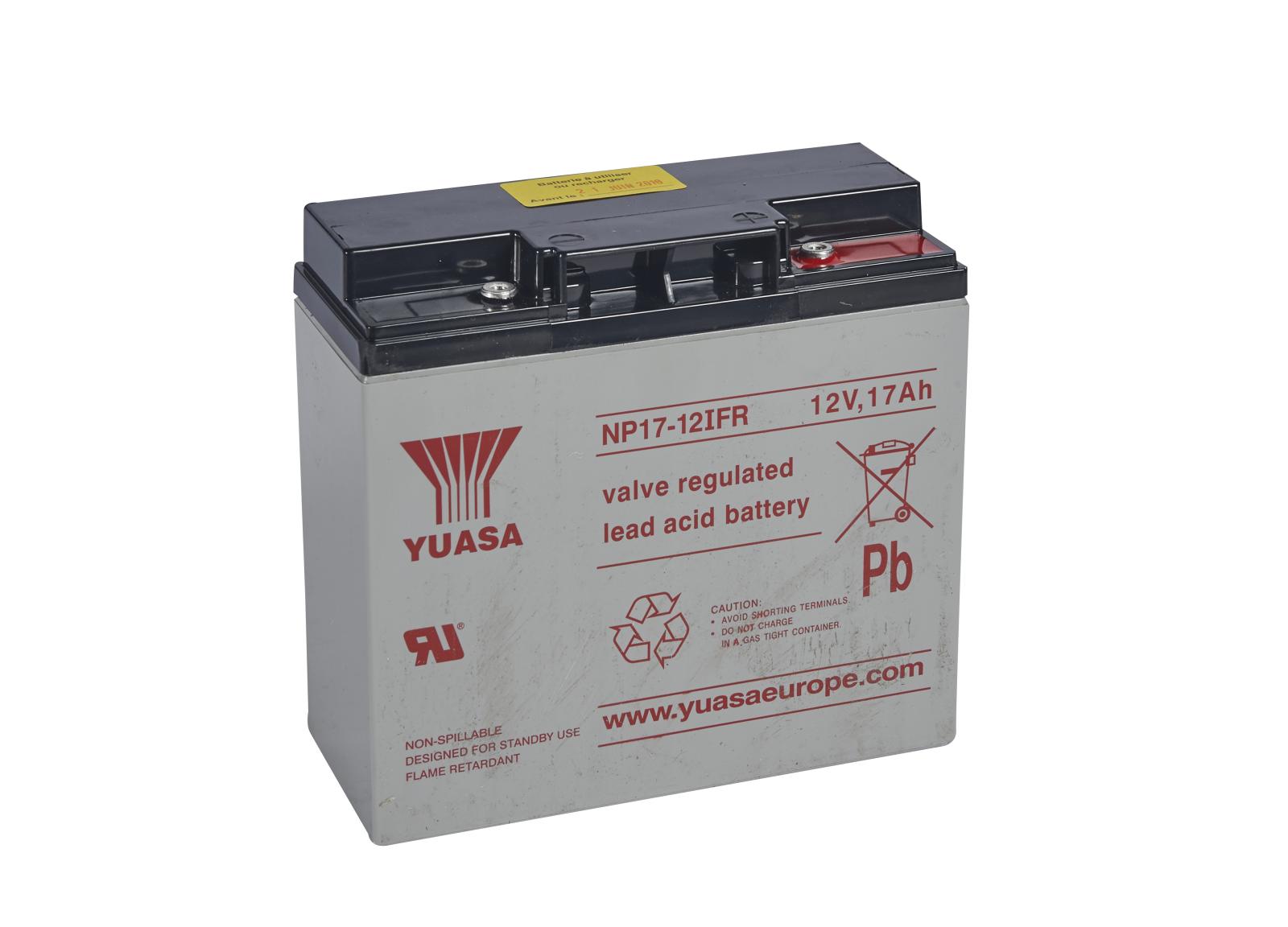 Batterie Plomb 12V 17Ah pour alarme incendie Batterie Plomb 12V 17Ah pour alarme incendie