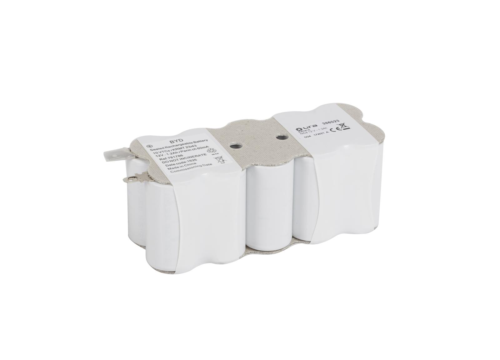 Batterie Nickel Cadmium Ni-Cd 12V 1,2Ah pour alarme incendie Batterie Nickel Cadmium Ni-Cd 12V 1,2Ah pour alarme incendie