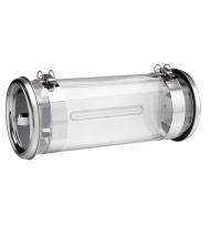 Luminaire pour Sources Centrales LSC d'ambiance Plastinox 110V=/220V=/230V~ cuvelage en inox IP67 IK07 flux 320lm