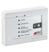 Tableau répétiteur de confort pour équipement de contrôle et de signalisation et unité de gestion d'alarme IP40 IK07