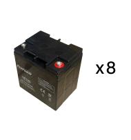 Pack batterie de maintenance pour maintenance source centrale d'éclairage de sécurité URA 48VDC 1200W - réf.210213