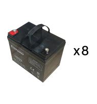 Pack batterie de maintenance pour maintenance source centrale d'éclairage de sécurité URA 48VDC 1700W - réf.210214