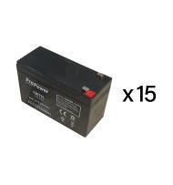Pack batterie de maintenance pour maintenance source centrale d'éclairage de sécurité URA 230VAC 1000VA- réf.210511