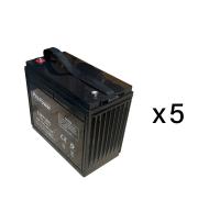Pack batterie de maintenance pour maintenance source centrale d'éclairage de sécurité URA 230VAC 5000VA- réf.210515