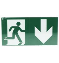 LSC Évacuation URALIFE V 45lm 48-230VDC-230VAC - Mural -Noir