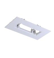Adaptateur pour encastrement BAES et LSC URALIFE V sur découpe faux plafond existante - cadre blanc