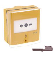 Coffret de sécurité jaune