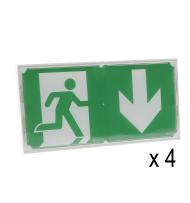 Lot de 4 BAES d'évacuation SATI Uraone V référence 111013V