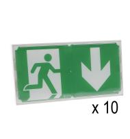 Lot de 10 BAES d'évacuation SATI Uraone V référence 111013V (après 03-2020) reconditionnés sans embases