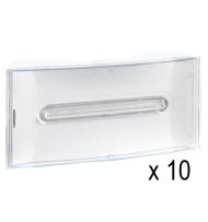 Lot de 10 BAES d'évacuation Super SATI compatible Autodiag Uralife référence 118218 (avant 04-2022) reconditionnés avec patères